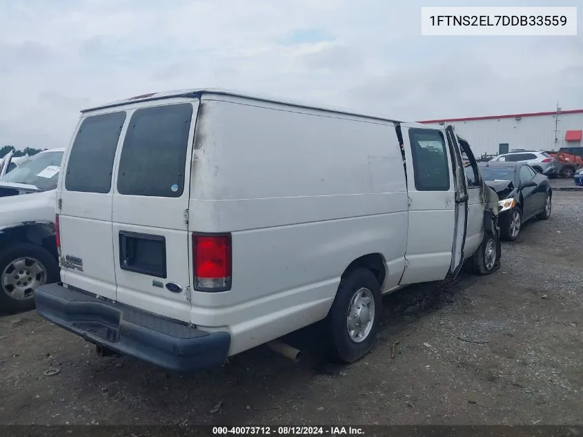 2013 Ford E-250 Commercial VIN: 1FTNS2EL7DDB33559 Lot: 40073712