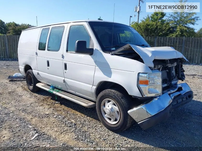 2013 Ford Econoline E250 Van VIN: 1FTNE2EW9DDB12990 Lot: 40241096