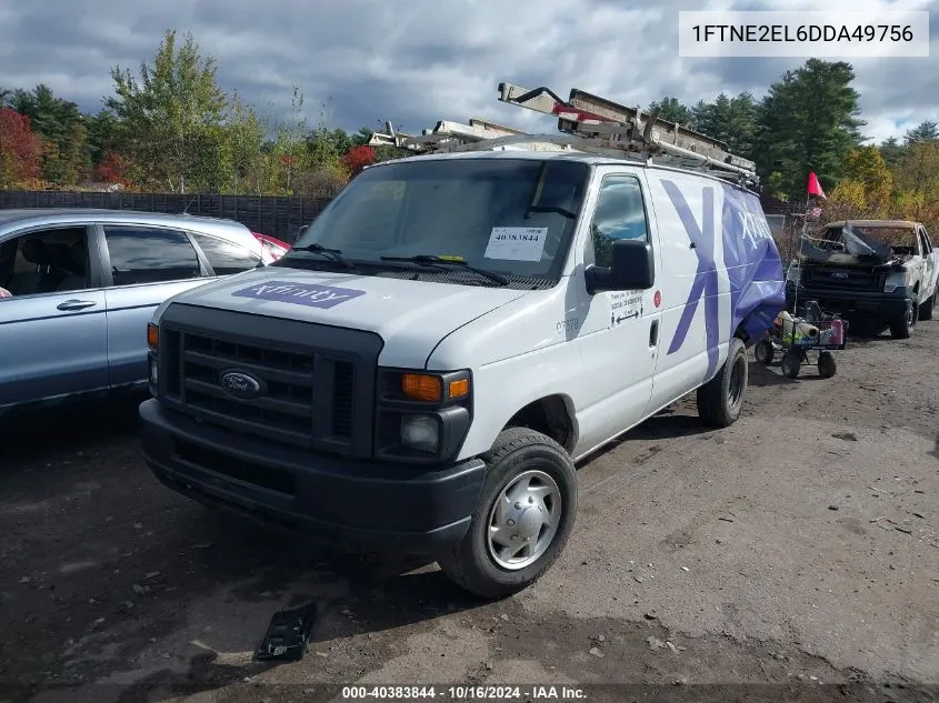 2013 Ford E-250 Commercial VIN: 1FTNE2EL6DDA49756 Lot: 40383844