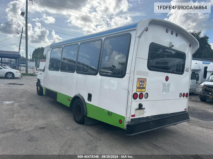 2013 Ford Econoline E450 Super Duty Cutwy Van VIN: 1FDFE4FS9DDA56864 Lot: 40478346