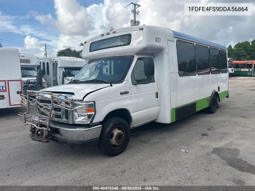 2013 Ford Econoline E450 Super Duty Cutwy Van VIN: 1FDFE4FS9DDA56864 Lot: 40478346