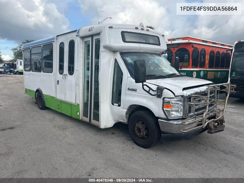 2013 Ford Econoline E450 Super Duty Cutwy Van VIN: 1FDFE4FS9DDA56864 Lot: 40478346