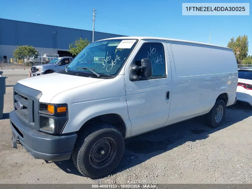 2013 Ford E-250 Commercial VIN: 1FTNE2EL4DDA30025 Lot: 40501033