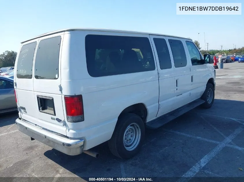 2013 Ford E-150 Xlt VIN: 1FDNE1BW7DDB19642 Lot: 40501194