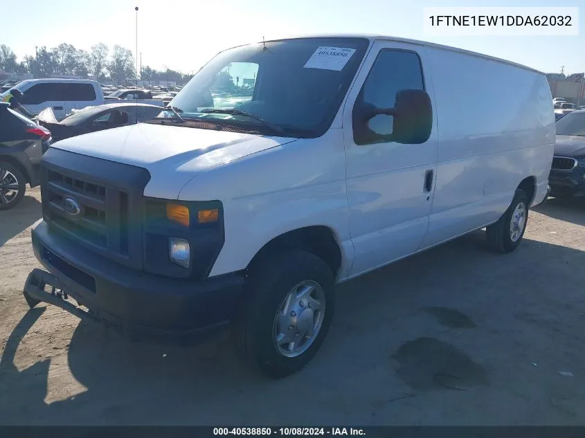 2013 Ford Econoline E150 Van VIN: 1FTNE1EW1DDA62032 Lot: 40538850