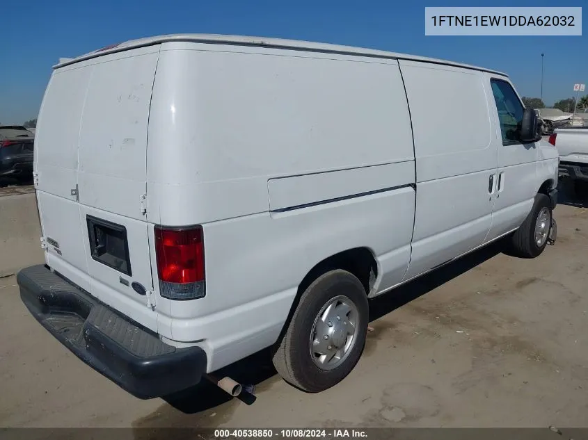 2013 Ford Econoline E150 Van VIN: 1FTNE1EW1DDA62032 Lot: 40538850