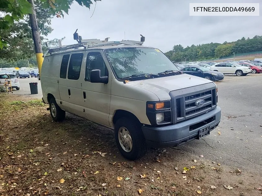 2013 Ford E-250 Commercial VIN: 1FTNE2EL0DDA49669 Lot: 40630903