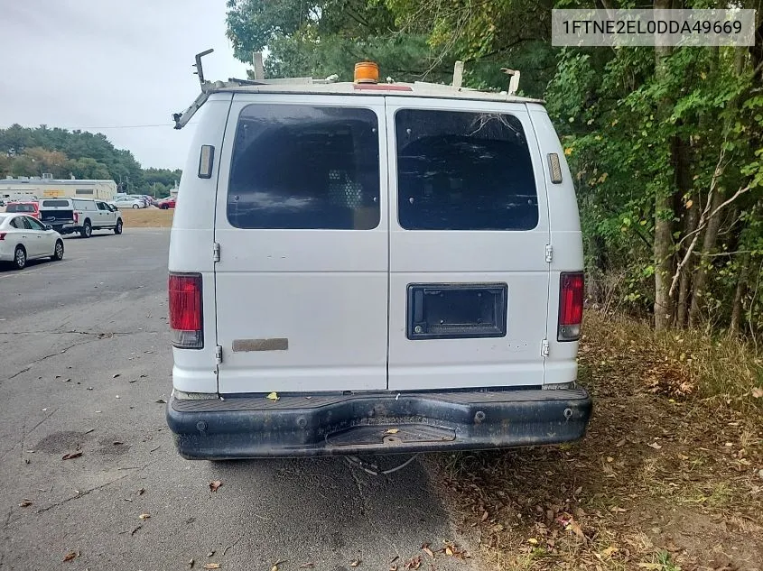 2013 Ford E-250 Commercial VIN: 1FTNE2EL0DDA49669 Lot: 40630903