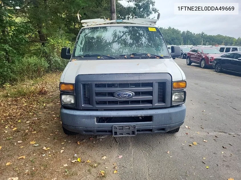 2013 Ford E-250 Commercial VIN: 1FTNE2EL0DDA49669 Lot: 40630903