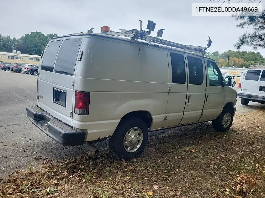 2013 Ford E-250 Commercial VIN: 1FTNE2EL0DDA49669 Lot: 40630903