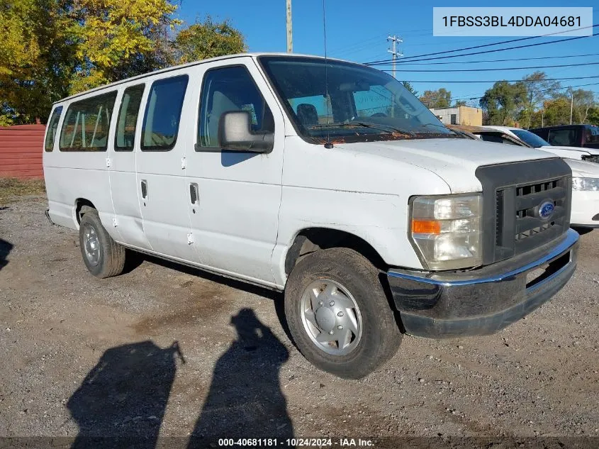 2013 Ford Econoline E350 Super Duty Wagon VIN: 1FBSS3BL4DDA04681 Lot: 40681181