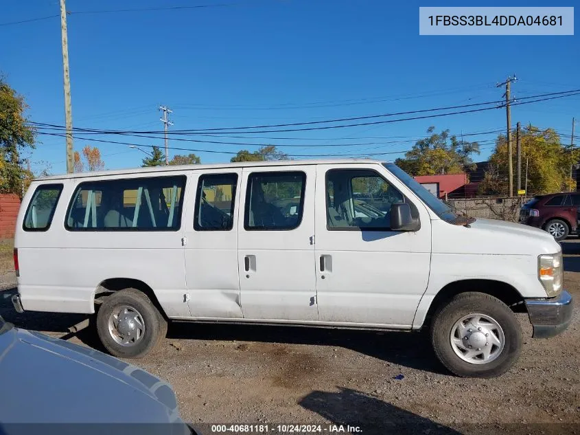 2013 Ford Econoline E350 Super Duty Wagon VIN: 1FBSS3BL4DDA04681 Lot: 40681181