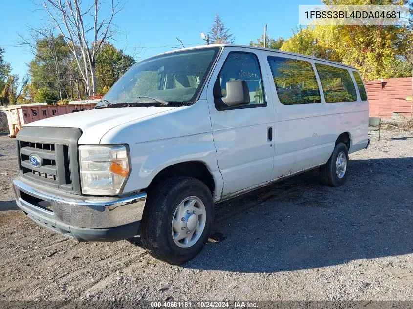 2013 Ford Econoline E350 Super Duty Wagon VIN: 1FBSS3BL4DDA04681 Lot: 40681181