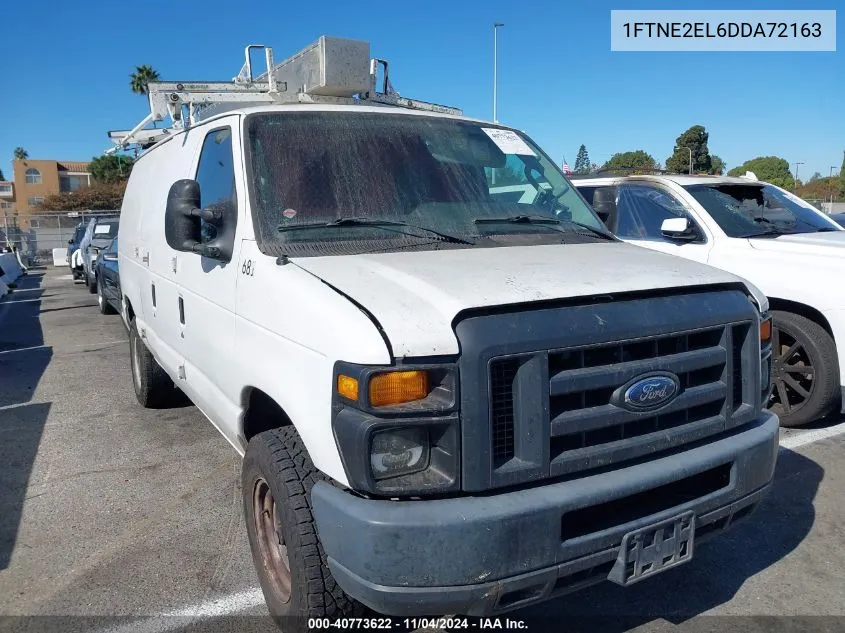 2013 Ford E-250 Commercial VIN: 1FTNE2EL6DDA72163 Lot: 40773622