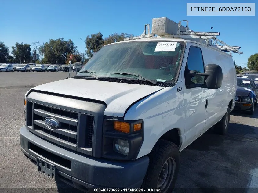 2013 Ford E-250 Commercial VIN: 1FTNE2EL6DDA72163 Lot: 40773622