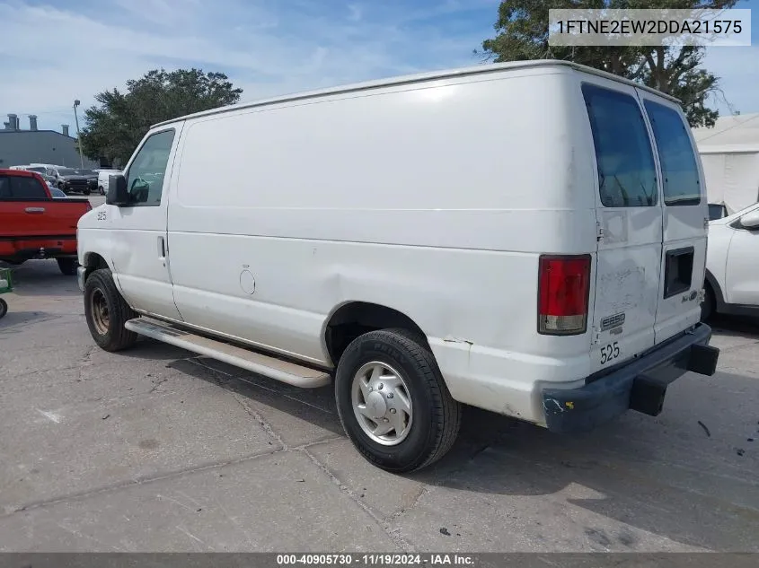 2013 Ford E-250 Commercial VIN: 1FTNE2EW2DDA21575 Lot: 40905730