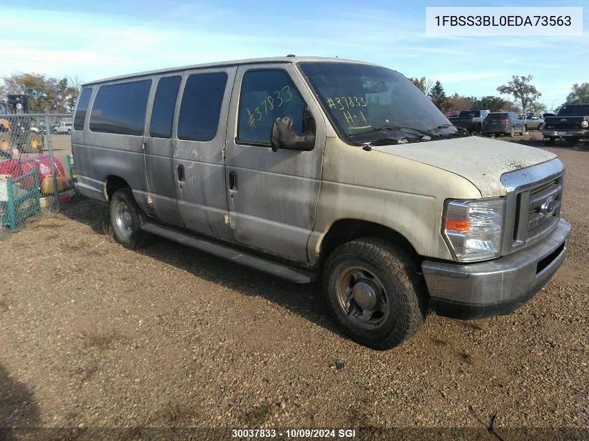 2014 Ford Econoline E350 Super Duty Wagon VIN: 1FBSS3BL0EDA73563 Lot: 30037833