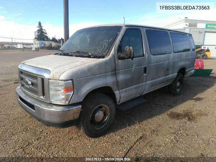 2014 Ford Econoline E350 Super Duty Wagon VIN: 1FBSS3BL0EDA73563 Lot: 30037833