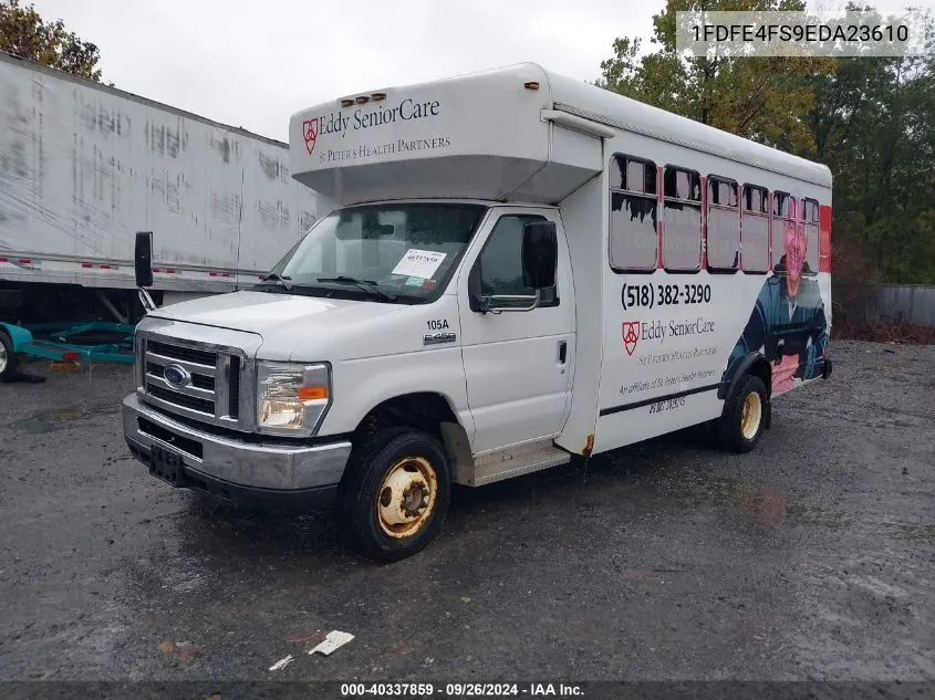 2014 Ford Econoline E450 Super Duty Cutwy Van VIN: 1FDFE4FS9EDA23610 Lot: 40337859