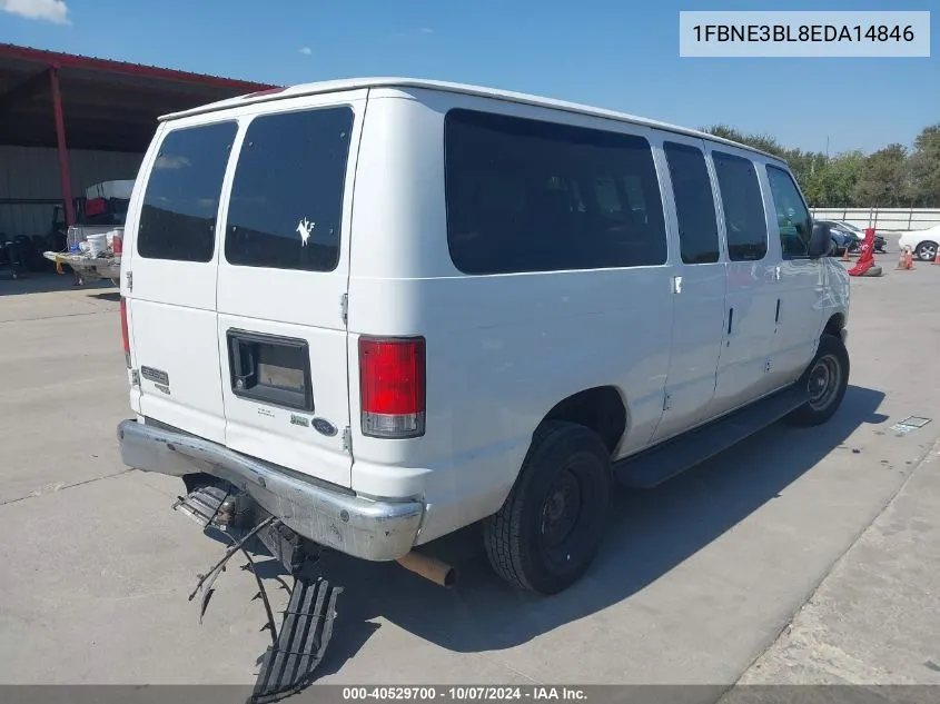 2014 Ford Econoline E350 Super Duty Wagon VIN: 1FBNE3BL8EDA14846 Lot: 40529700