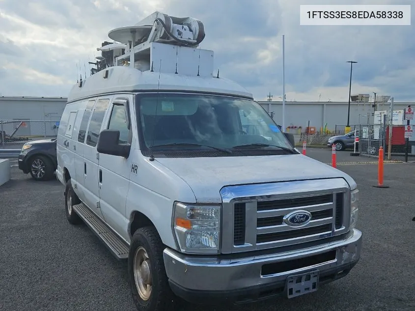 2014 Ford Econoline E350 Super Duty Van VIN: 1FTSS3ES8EDA58338 Lot: 40566792