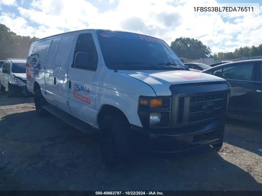 2014 Ford E-350 Super Duty Xl VIN: 1FBSS3BL7EDA76511 Lot: 40663787