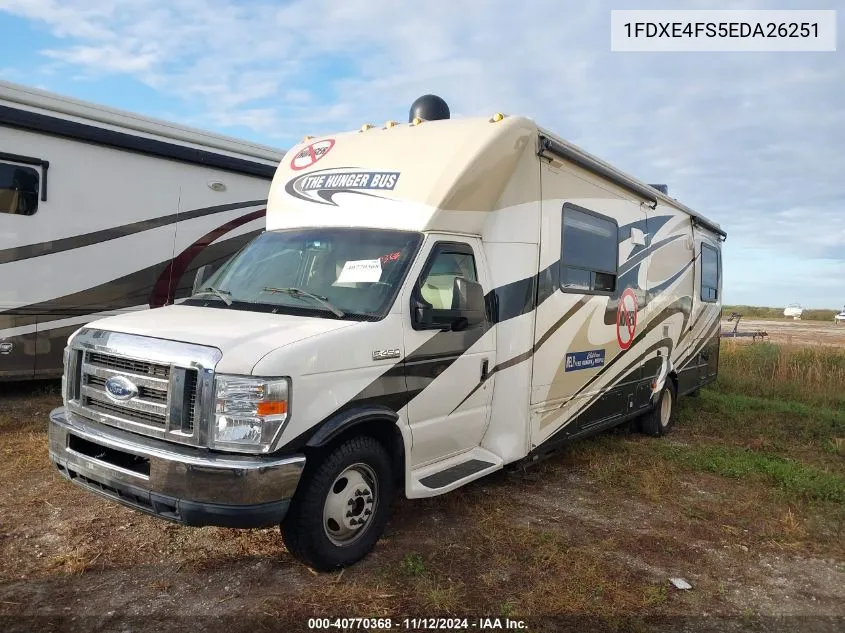 2014 Ford E-450 Cutaway VIN: 1FDXE4FS5EDA26251 Lot: 40770368