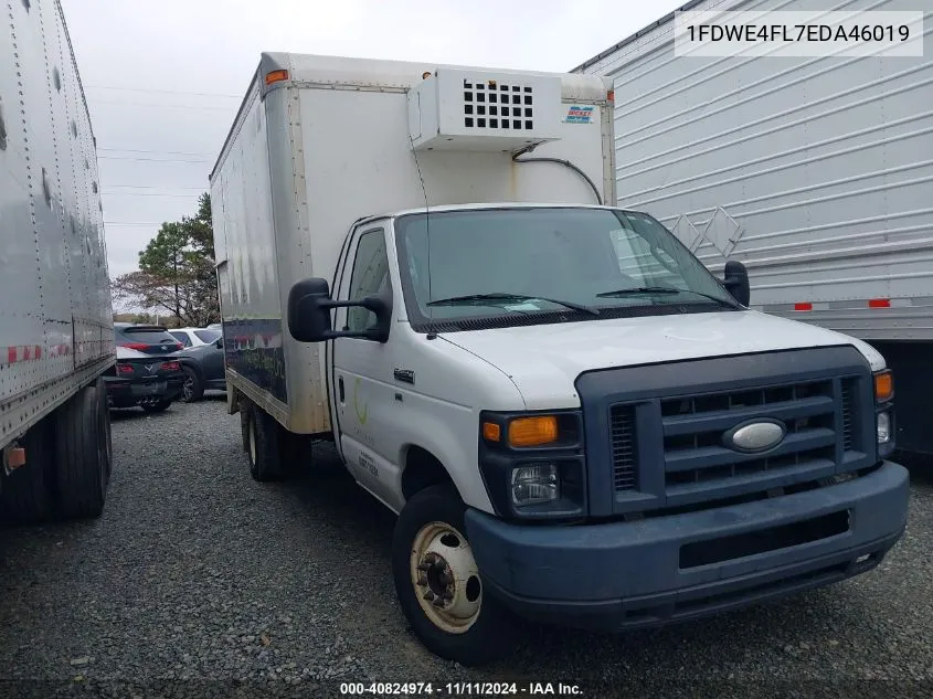 2014 Ford Econoline E450 Super Duty Cutwy Van VIN: 1FDWE4FL7EDA46019 Lot: 40824974