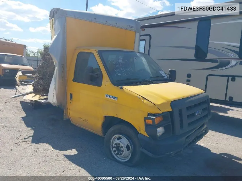 2016 Ford Econoline E350 Super Duty Ctway Van VIN: 1FDWE3FS0GDC41433 Lot: 40395500