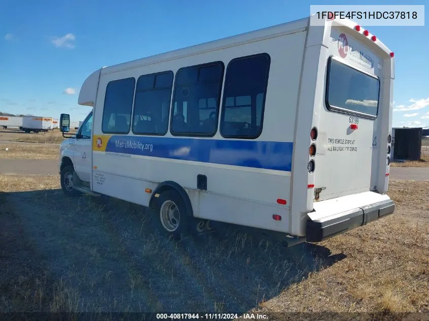 2017 Ford Econoline VIN: 1FDFE4FS1HDC37818 Lot: 40817944