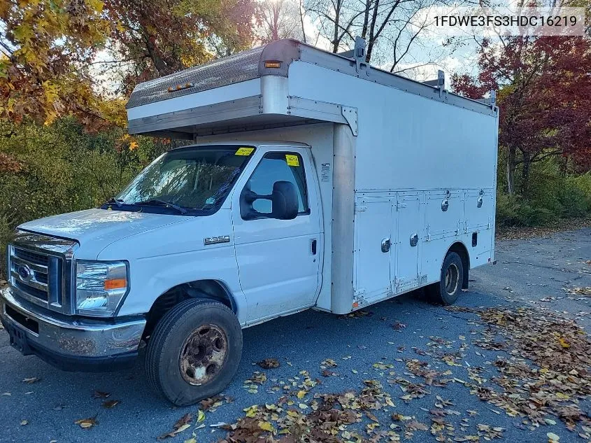 2017 Ford Econoline E350 Super Duty Ctway Van VIN: 1FDWE3FS3HDC16219 Lot: 40825365