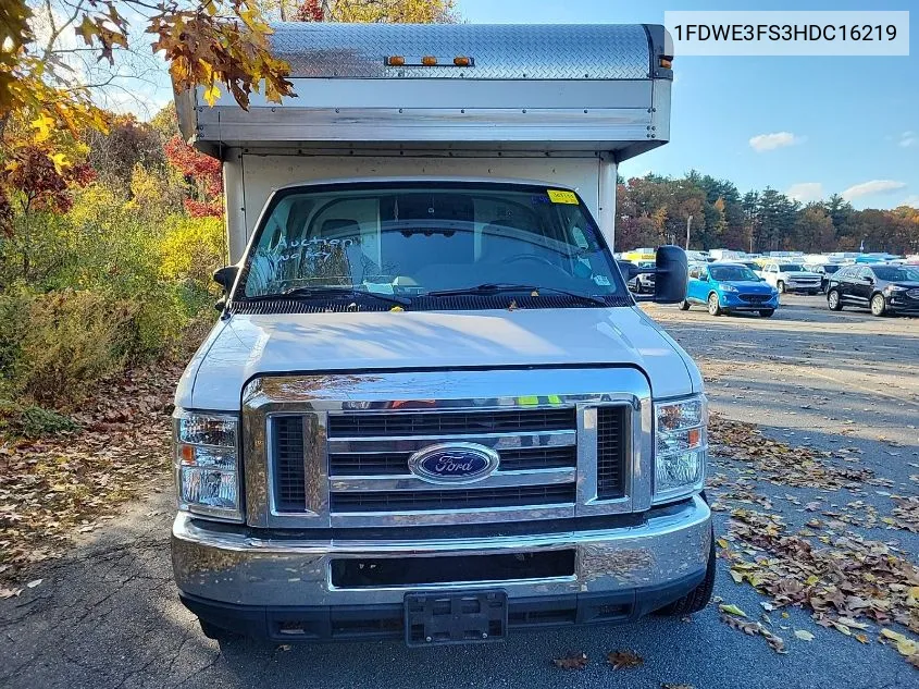 2017 Ford Econoline E350 Super Duty Ctway Van VIN: 1FDWE3FS3HDC16219 Lot: 40825365