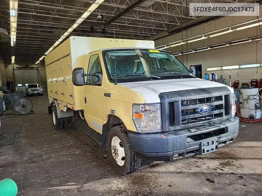 2018 Ford E-450 Cutaway VIN: 1FDXE4FS0JDC17473 Lot: 40233073