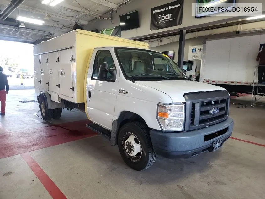 2018 Ford E-450 Cutaway VIN: 1FDXE4FSXJDC18954 Lot: 40630906