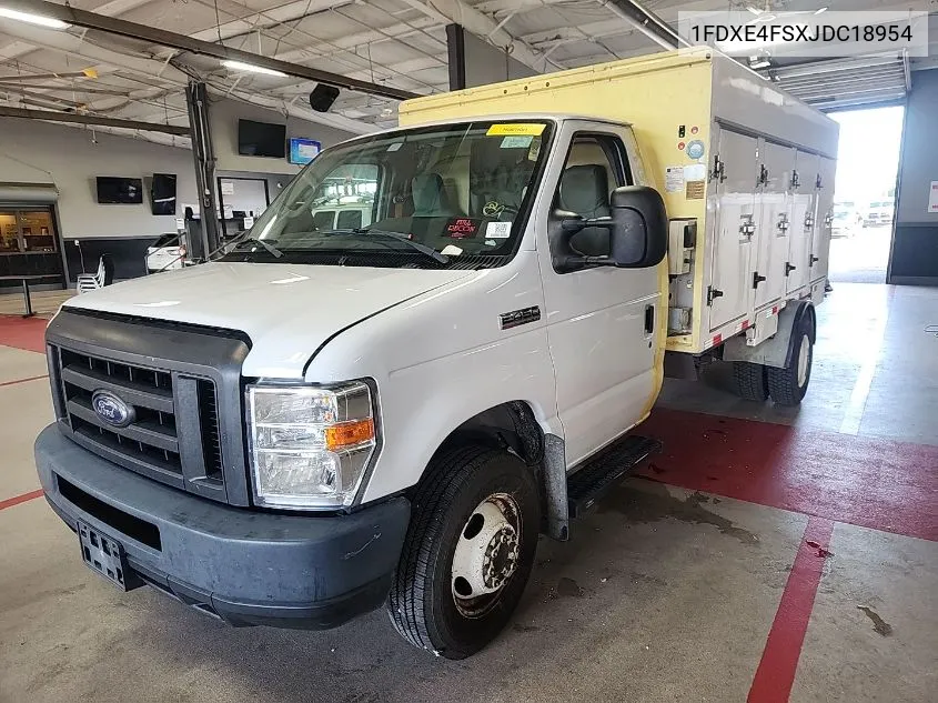 2018 Ford E-450 Cutaway VIN: 1FDXE4FSXJDC18954 Lot: 40630906