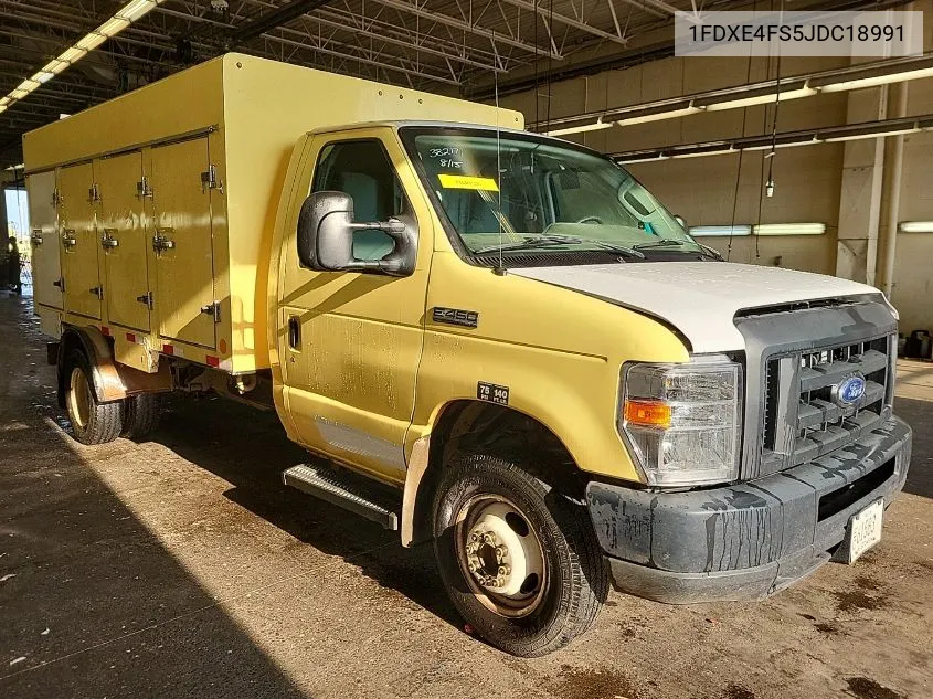 2018 Ford E-450 Cutaway VIN: 1FDXE4FS5JDC18991 Lot: 40633276