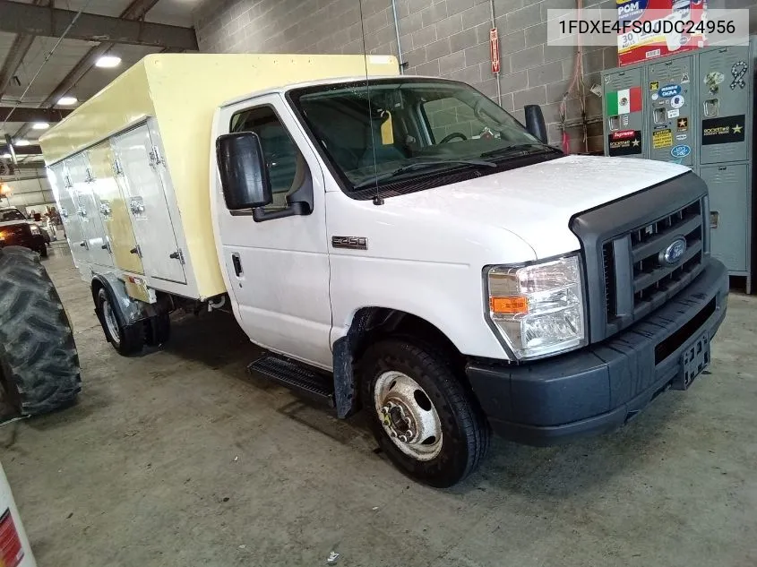 2018 Ford Econoline E450 Super Duty Cutwy Van VIN: 1FDXE4FS0JDC24956 Lot: 40667781