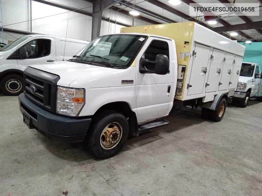 2018 Ford Econoline E450 Super Duty Cutwy Van VIN: 1FDXE4FS0JDC19658 Lot: 40667795