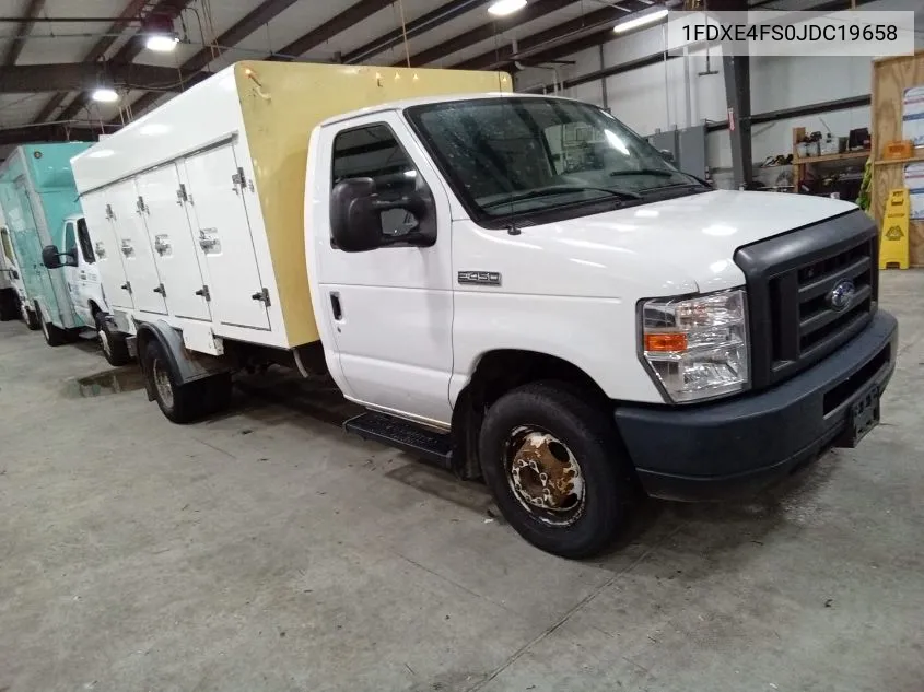 2018 Ford Econoline E450 Super Duty Cutwy Van VIN: 1FDXE4FS0JDC19658 Lot: 40667795