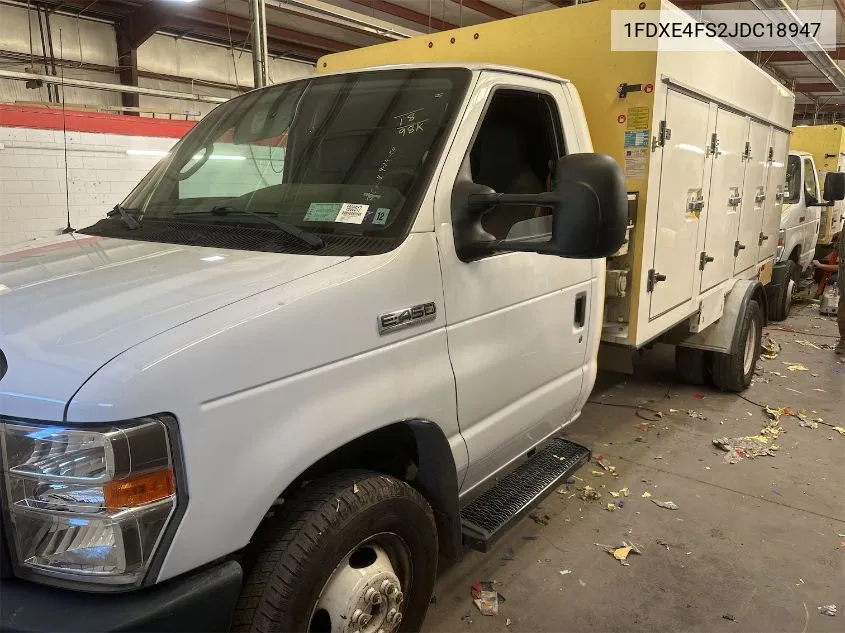 2018 Ford E-450 Cutaway VIN: 1FDXE4FS2JDC18947 Lot: 40685553