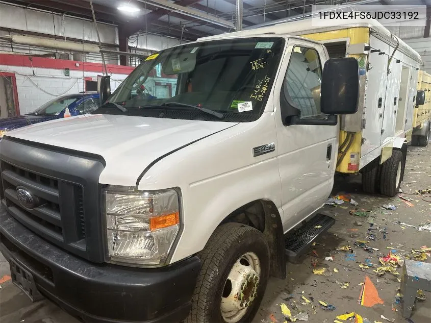 2018 Ford E-450 Cutaway VIN: 1FDXE4FS6JDC33192 Lot: 40685559