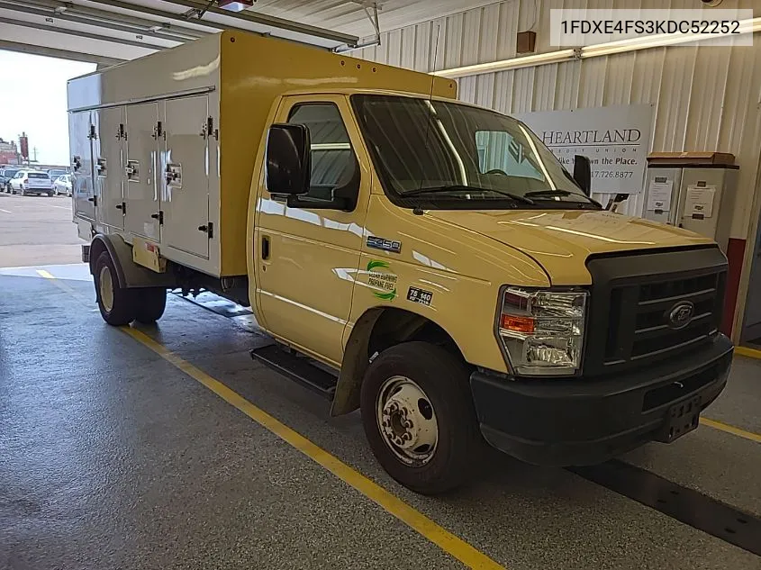 2019 Ford E-450 Cutaway VIN: 1FDXE4FS3KDC52252 Lot: 40247765