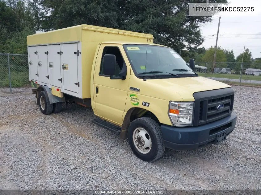 2019 Ford E-450 Cutaway VIN: 1FDXE4FS4KDC52275 Lot: 40445454