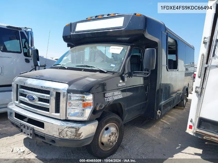 2019 Ford E-450 Cutaway VIN: 1FDXE4FS9KDC66494 Lot: 40465009