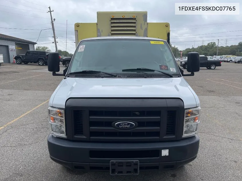 2019 Ford E-450 Cutaway VIN: 1FDXE4FS5KDC07765 Lot: 40630888