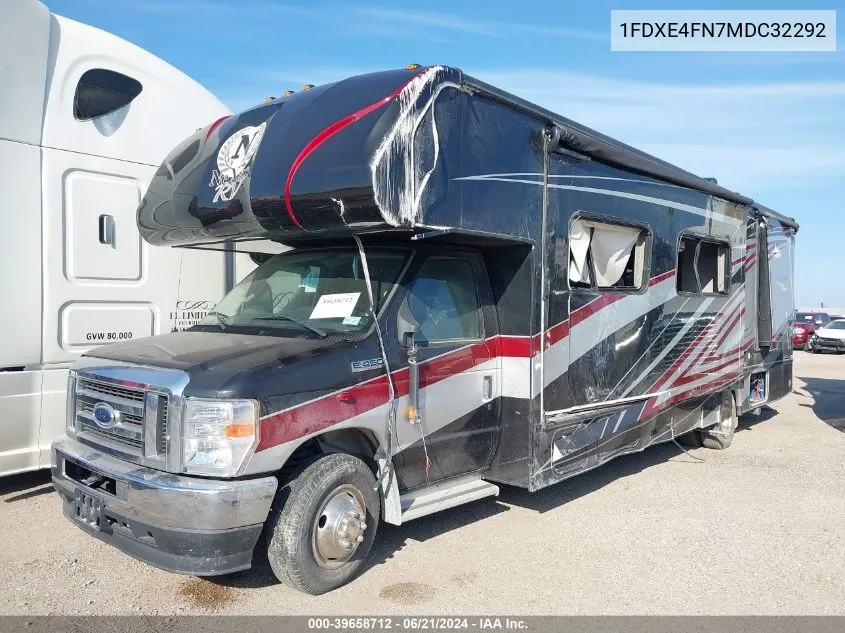 2021 Ford E-450 Cutaway VIN: 1FDXE4FN7MDC32292 Lot: 39658712