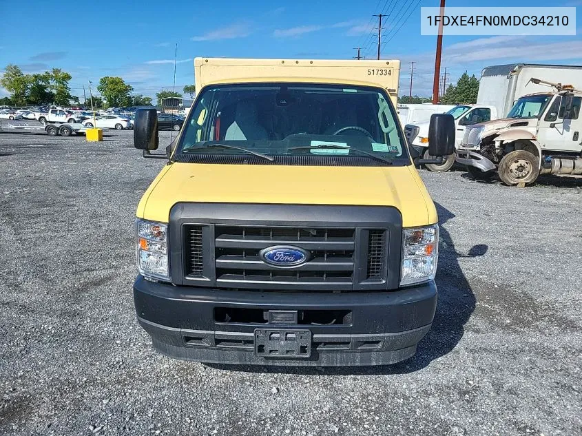 2021 Ford E-450 Cutaway VIN: 1FDXE4FN0MDC34210 Lot: 40539507