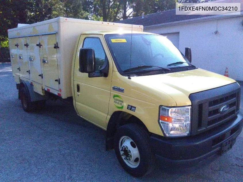 2021 Ford E-450 Cutaway VIN: 1FDXE4FN0MDC34210 Lot: 40539507