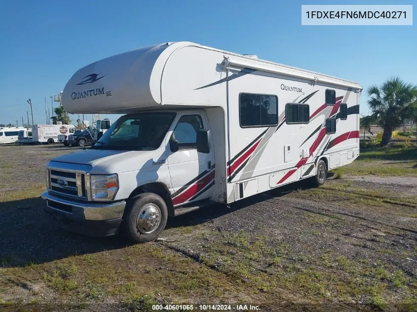 2021 Ford E-450 Cutaway VIN: 1FDXE4FN6MDC40271 Lot: 40601065