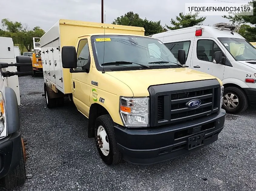 2021 Ford E-450 Cutaway VIN: 1FDXE4FN4MDC34159 Lot: 40637701